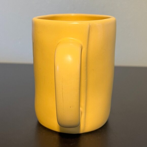 Rae Dunn BUSY BEE 🐝 Artisan Collection by Magenta Yellow Mug w/ Bumblebee  🐝 - Picture 5 of 12